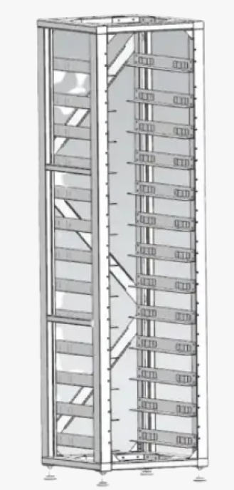 Стойка аккумуляторная Deye BOS-G 3U-HRACK 60SH00 фото