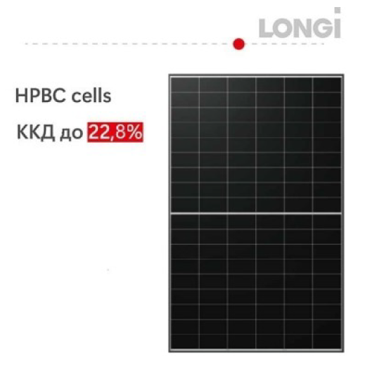 Солнечная панель 465 Вт Longi Solar LR7-54HTHF-465M Hi-MO X6 Mono Anti-Dust 30L465 фото